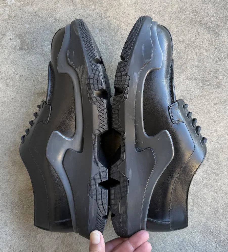 Prada Creeper Lace Up Black Shoes (Size 7) — RootsBK